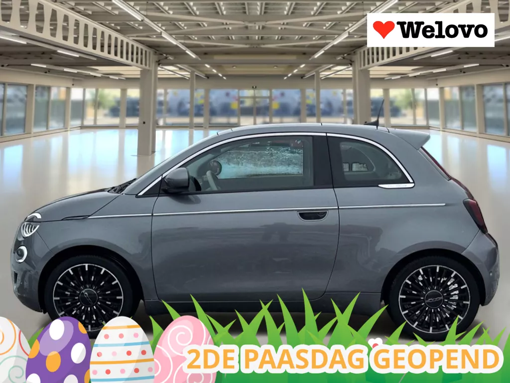 Fiat 500 La Prima 42 kWh PanoDak, Navigatie+Camera, Leder interieur...Soh 91.9%