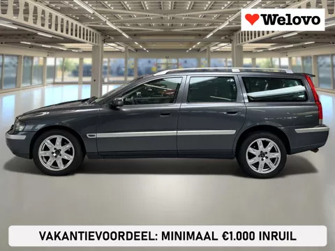 Volvo V70 2.5 T AWD Geartronic Titanium Incl. BTW, Dealer onderhoud, Electr. stoelen, Leder...